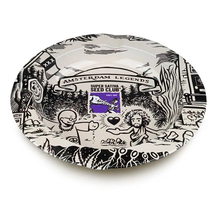 Aschenbecher Super Sativa Seed Club (14cm Durchmesser)